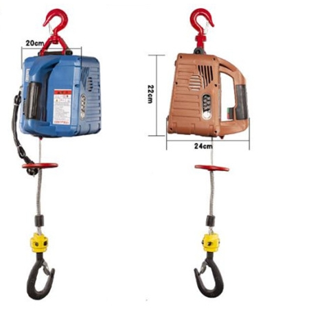 Portable miniature electric hoist 