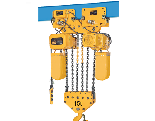 Can two ordinary electric hoists lift goods together? 