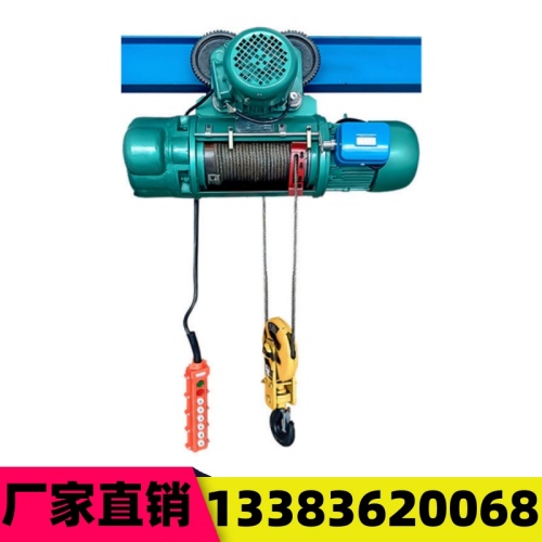 Whether the steel wire rope electric gourd is connected to the rated voltage for electric pen test