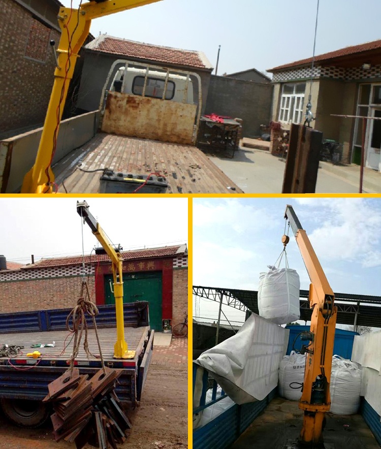 The car liquid pressure crane is suitable for outdoor lifting 